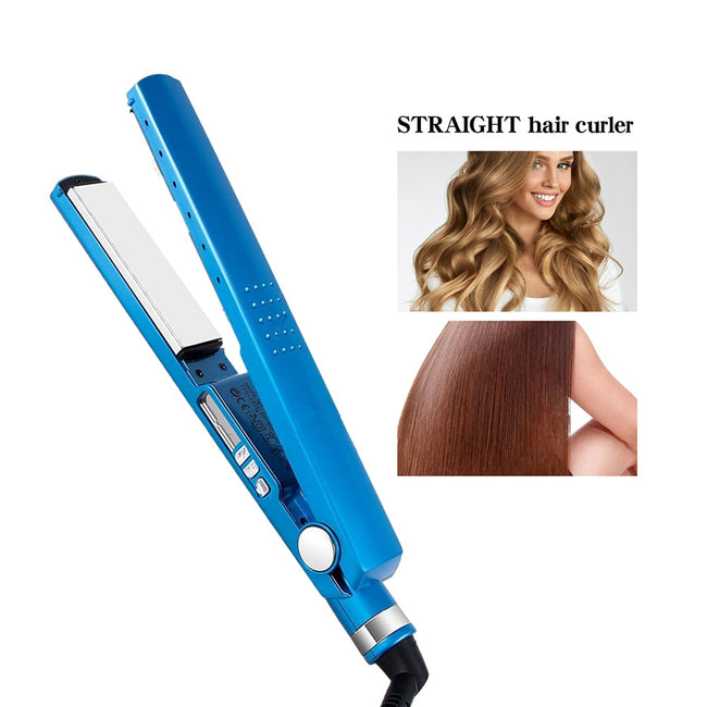 Titanium Straightening Iron & Curler 450F 1 and 1/4 Plate Machine