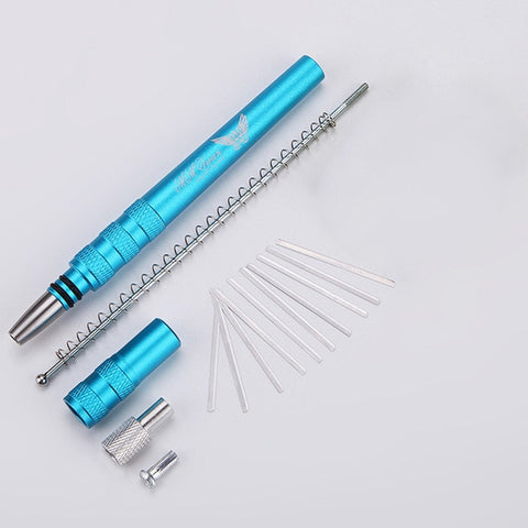 Engraved Pen with  20 Blades Stainless Steel Blades for Eyebrows and Designs