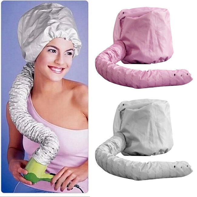 Portable Hair Drying Cap /Bonnet Hood Blow Dryer Attachment